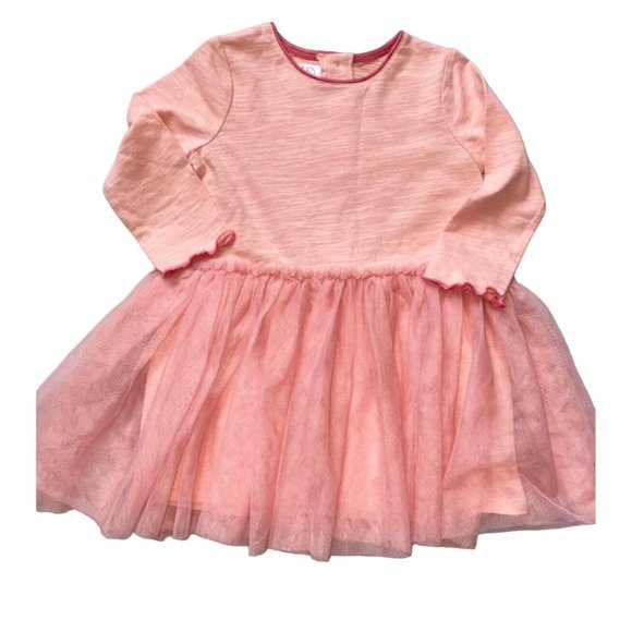 Peach Pink tutu dress 12-18m nwot perfect for monogram birthday - Picture 3 of 4